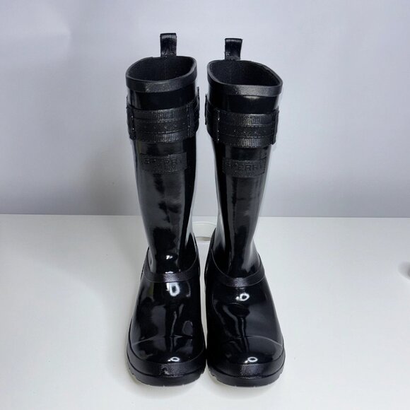 SPERRY black rain boots size 6 women NEW - Picture 3 of 4